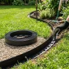 Bordura pentru gazon, elastica, 10 m x 40 mm, cu 20 cuie, Strend Pro