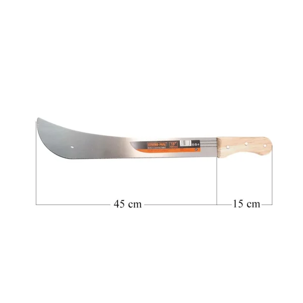 Maceta, otel, maner lemn, 60 cm, Strend Pro