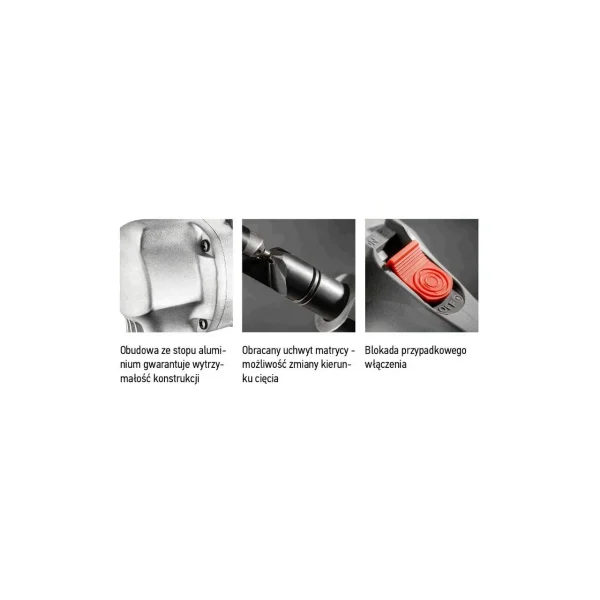Foarfeca electrica pentru tabla, 500 W, Graphite