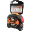 Ruleta magnetica cu autostop, 8 m x 25 mm, dublu inscriptionata, Richmann Exclusive