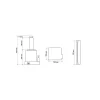 Cric hidraulic tip piston, sarcina maxima suportata 50T