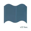 Bordura gazon din plastic, verde albastriu, set 32 buc, 5.1 m x 120 mm, Strend Pro