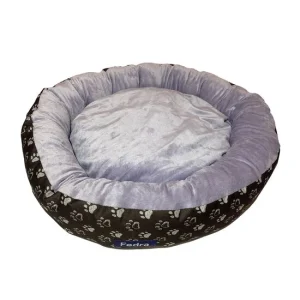 Culcus pufos pentru caine/pisica, mov deschis, 67 cm