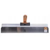 Spaclu inox fatade, 68x10 cm x 0.5 mm, maner pluta, Olejnik