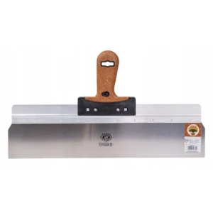Spaclu inox fatade, 58x10 cm x 0.5 mm, maner pluta, Olejnik