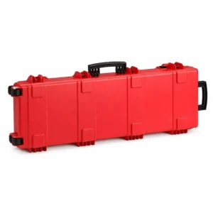 Geanta pentru 5 gletiere inox profesionale, Olejnik, max 1000 mm, cu roti, rosu, 114x37x15.5 cm