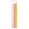 Mine rezerva pentru creion tamplar, mecanic, HB, set 6 buc, rosu, galben, alb, Richmann Exclusive