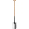 Harlet, cazma, drept, inox, coada lemn, 55x18x118 cm, Strend Pro Premium