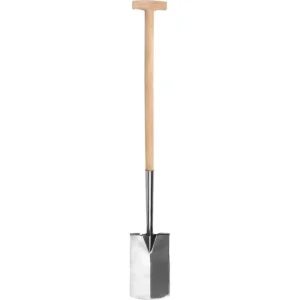 Harlet, cazma, drept, inox, coada lemn, 55x18x118 cm, Strend Pro Premium