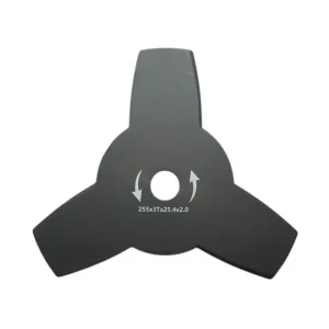 Disc metalic stea pentru motocoasa/trimmer, Thor, 3 dinti, 255x25.4x2 mm