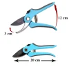 Foarfeca gradina, tip bypass, teflon, 20 cm, Richmann