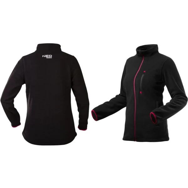 Geaca din lana polara pentru femei, model Woman Line, negru, marimea XL/42, NEO