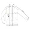 Geaca din lana polara pentru femei, model Woman Line, negru, marimea XL/42, NEO