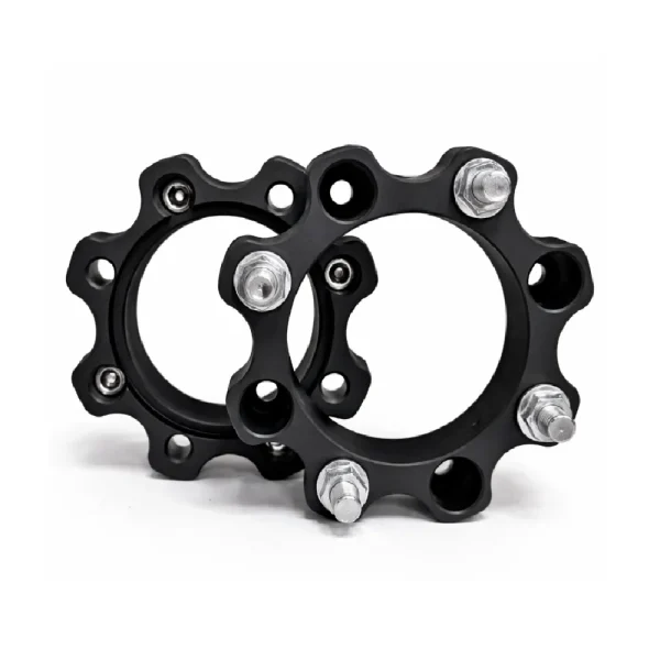 Set 2 buc. Distantiere Roti ATV din Aluminiu Forjat, grosime 50mm, distanta prezoane 4 x 136mm, gaura centrare 120mm, piulite M12 x 1,5