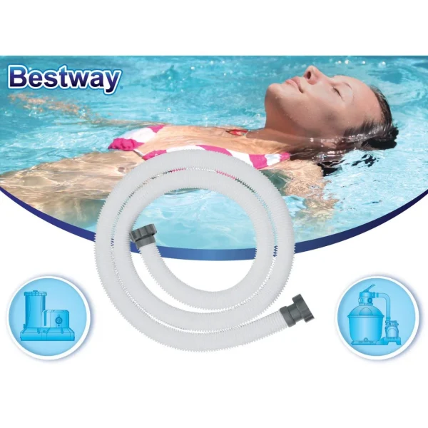 Furtun pentru pompa filtrare piscina, 38 mm, 3 m, Bestway FlowClear