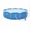 Piscina structura metalica, rotunda, cu pompa filtrare, albastru, 366x76 cm, Bestway Steel Pro
