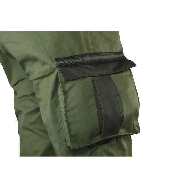 Pantaloni de lucru cu pieptar, salopeta, model Camo, maslin, marimea XL/54, NEO