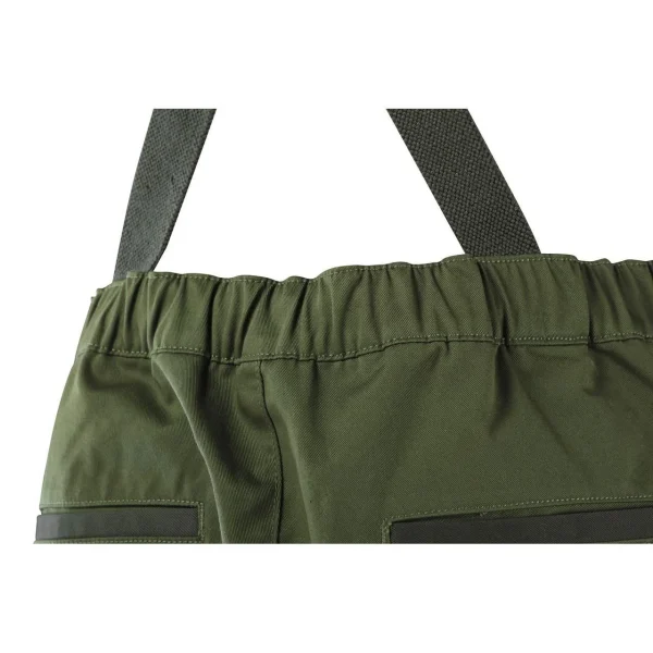 Pantaloni de lucru cu pieptar, salopeta, model Camo, maslin, marimea XL/54, NEO