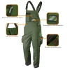 Pantaloni de lucru cu pieptar, salopeta, model Camo, maslin, marimea XL/54, NEO