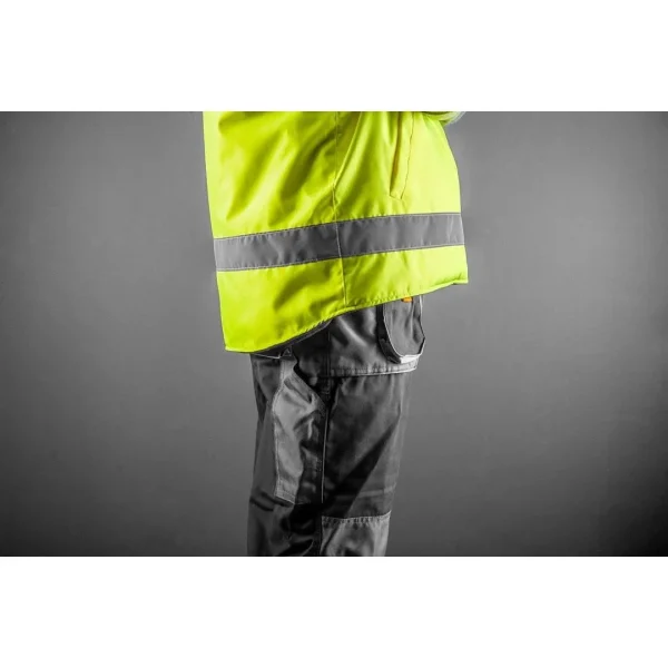Vesta de lucru cu doua fete reflectorizanta galben/negru, nr.XXL/58, Neo Tools, 81-520-XXL