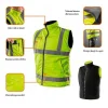 Vesta de lucru cu doua fete reflectorizanta galben/negru, nr.XXL/58, Neo Tools, 81-520-XXL