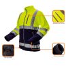 Geaca de lucru, reflectorizanta, lana polara, galben, model Visibility, marimea S/48, NEO