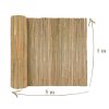 Gard/paravan din bambus natural, 5x1 m