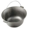 Set ceaun fonta cu capac emailat, 16 L, Premium