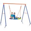 Complex de joaca, leagan tip cuib de barza, material Oxford, multicolor, 196x172x180 cm