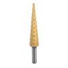 Burghie in trepte, set 7 buc, 4-12.4 mm, Graphite