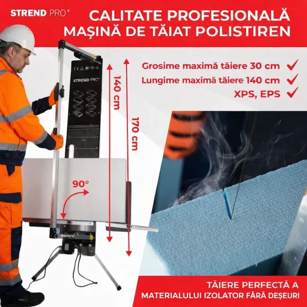 Aparat electric taiat polistiren, 200 W, 170x30 cm, Strend Pro
