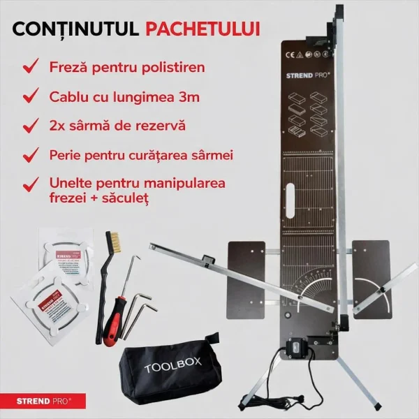 Aparat electric taiat polistiren, 200 W, 170x30 cm, Strend Pro