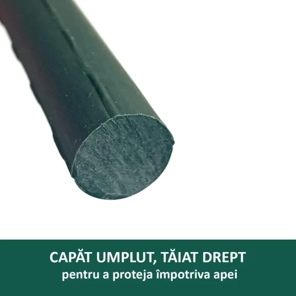 Set 25 araci/suport pentru rosii, castraveti, fasole, metal + PVC, verde, 210x1.8 cm, Artool