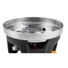 Aragaz camping, portabil, cu gaz, aprindere piezo, 3 in 1, 2200 W, inox, cu oala, NEO
