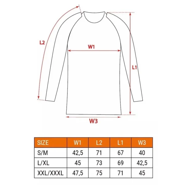 Bluza de corp termica, model Coolmax, albastru, marimea L/XL, NEO