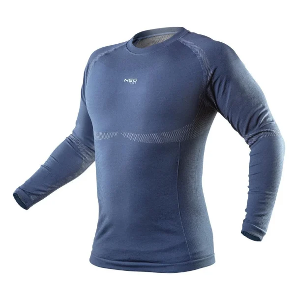 Bluza de corp termica, model Coolmax, albastru, marimea S/M, NEO