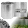 Bordura gazon din metal, argintiu, 6 m x 150 mm, Strend Pro