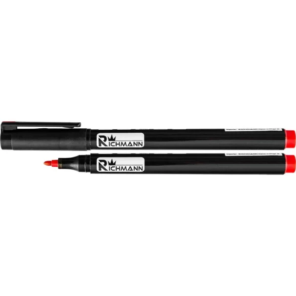 Set 36 buc marker permanent subtire, 4 culori, Richmann