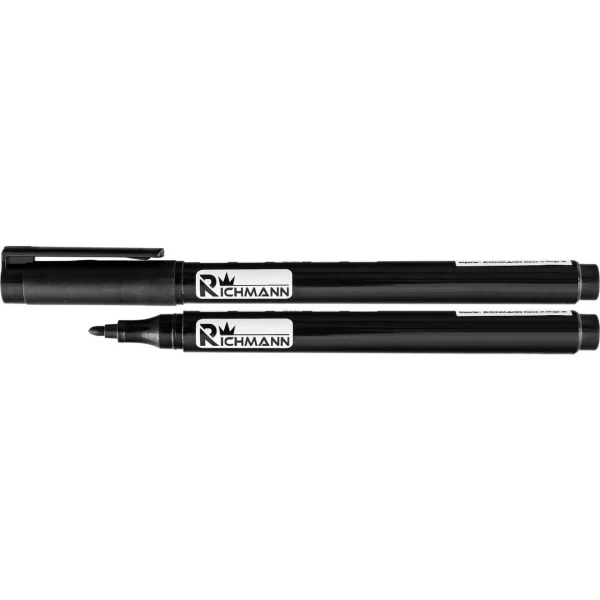 Set 36 buc marker permanent subtire, 4 culori, Richmann