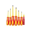 Set surubelnite izolate, late si cruce, cu creion de faza, sertar TIP A (385x150 mm) pentru dulap mobil, PH0-2, 3-5.5 mm, 60-125 mm, 7 elemente, RICHMANN EXCLUS