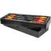 Set surubelnite izolate, late si cruce, cu creion de faza, sertar TIP A (385x150 mm) pentru dulap mobil, PH0-2, 3-5.5 mm, 60-125 mm, 7 elemente, RICHMANN EXCLUS