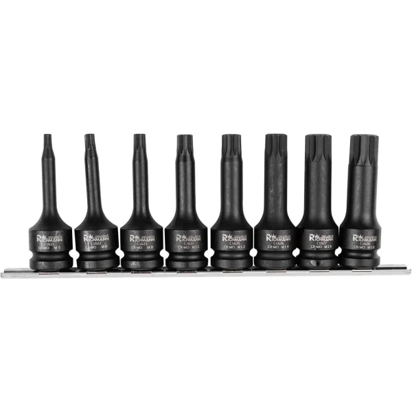 Trusa tubulare impact Spline, M5-M18, 1/2'', Richmann Exclusive
