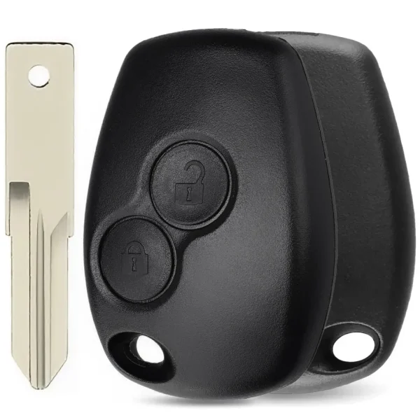 ​Carcasa Telecomanda Auto cu 2 butoane si lamela inclusa, compatibila Renault Trafic, Clio, Modus, Master, Vivaro, Movano, Twingo
