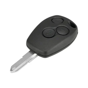 ​Carcasa Telecomanda Auto cu 3 butoane si lamela inclusa, compatibila Dacia Logan, Sandero, Duster