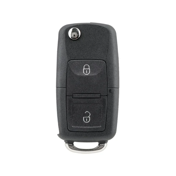 ​Carcasa Telecomanda Auto cu 2 butoane si lamela inclusa, compatibila Volkswagen, Skoda, Seat