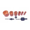 Carote bimetal pentru gaurit lemn, metal, set 9 piese, 19-57 mm, Richmann Exclusive