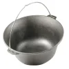 Set ceaun fonta cu capac emailat, 16 L, Premium