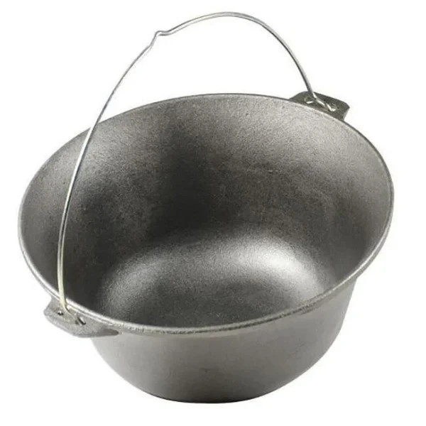 Set ceaun fonta cu capac emailat, 16 L, Premium