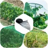 Plasa pvc contra pasarilor, verde inchis, 2x5 m