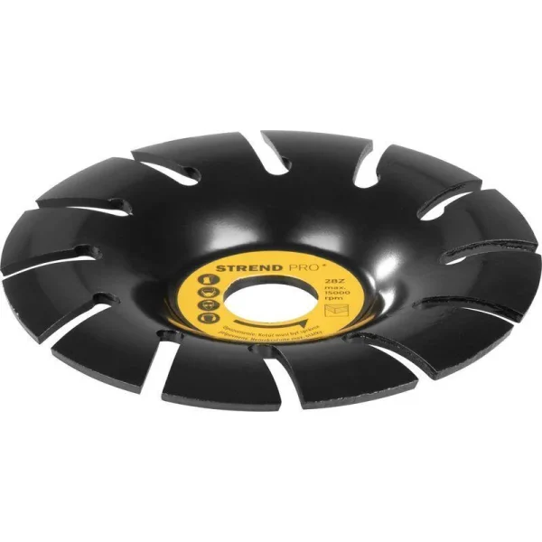 Disc circular slefuit, modelat, otel carburat, pentru lemn, plastic, gips-carton, 125 mm, Strend Pro